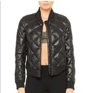 Alo Yoga Black Medium Puffer Jacket